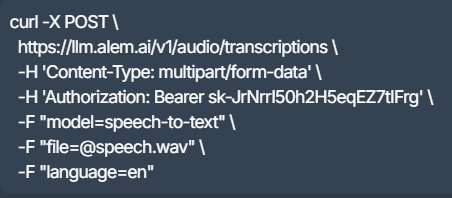 speech: пример использования