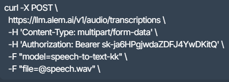 speechkaz: пример использования